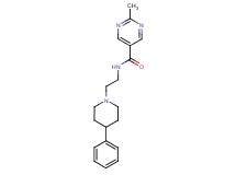 2-methyl-N-[2-(4-phenylpiperidin-1-yl)ethyl]pyrimidine-5-carboxamide