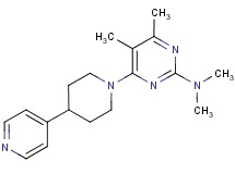 N,N,4,5-tetramethyl-6-(4-pyridin-4-ylpiperidin-1-yl)pyrimidin-2-amine