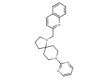 2-{[8-(2-pyrimidinyl)-1,8-diazaspiro[4.5]dec-1-yl]methyl}quinoline