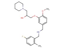 1-(5-{[(5-fluoro-2-methylbenzyl)amino]methyl}-2-methoxyphenoxy)-3-(1-piperidinyl)-2-propanol