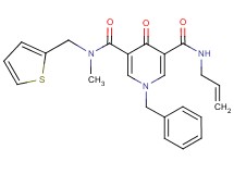 N'-allyl-1-benzyl-N-methyl-4-oxo-N-(2-thienylmethyl)-1,4-dihydro-3,5-pyridinedicarboxamide