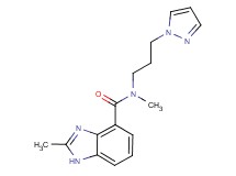 N,2-dimethyl-N-[3-(1H-pyrazol-1-yl)propyl]-1H-benzimidazole-4-carboxamide