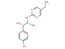 4-{(1S*,2R*)-2-[(5-ethylpyrimidin-2-yl)amino]-1-hydroxypropyl}phenol