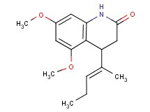 5,7-dimethoxy-4-[(1E)-1-methylbut-1-en-1-yl]-3,4-dihydroquinolin-2(1H)-one
