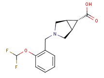 (1R*,5S*,6r)-3-[2-(difluoromethoxy)benzyl]-3-azabicyclo[3.1.0]hexane-6-carboxylic acid