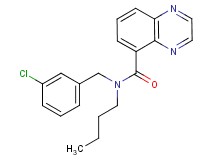 N-butyl-N-(3-chlorobenzyl)quinoxaline-5-carboxamide
