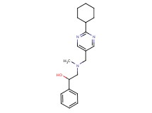 2-[[(2-cyclohexylpyrimidin-5-yl)methyl](methyl)amino]-1-phenylethanol