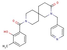 9-(2-hydroxy-3-methylbenzoyl)-2-(pyridin-4-ylmethyl)-2,9-diazaspiro[5.5]undecan-3-one
