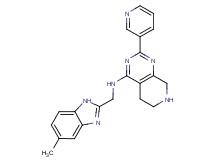 N-[(5-methyl-1H-benzimidazol-2-yl)methyl]-2-pyridin-3-yl-5,6,7,8-tetrahydropyrido[3,4-d]pyrimidin-4-amine