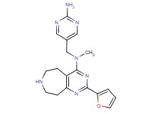 N-[(2-aminopyrimidin-5-yl)methyl]-2-(2-furyl)-N-methyl-6,7,8,9-tetrahydro-5H-pyrimido[4,5-d]azepin-4-amine
