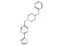 5-{[4-(pyridin-3-yloxy)piperidin-1-yl]methyl}-2-(2-thienyl)pyrimidine