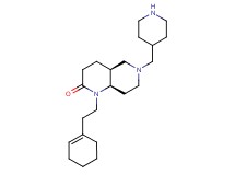 rel-(4aS,8aR)-1-[2-(1-cyclohexen-1-yl)ethyl]-6-(4-piperidinylmethyl)octahydro-1,6-naphthyridin-2(1H)-one dihydrochloride