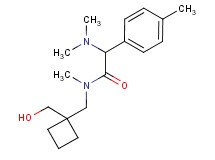 2-(dimethylamino)-N-{[1-(hydroxymethyl)cyclobutyl]methyl}-N-methyl-2-(4-methylphenyl)acetamide
