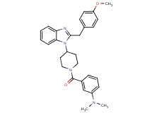 3-({4-[2-(4-methoxybenzyl)-1H-benzimidazol-1-yl]-1-piperidinyl}carbonyl)-N,N-dimethylaniline