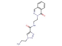 1-(2-aminoethyl)-N-[2-(1-oxophthalazin-2(1H)-yl)ethyl]-1H-1,2,3-triazole-4-carboxamide