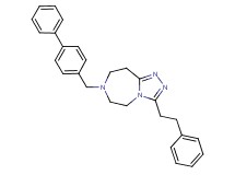 7-(4-biphenylylmethyl)-3-(2-phenylethyl)-6,7,8,9-tetrahydro-5H-[1,2,4]triazolo[4,3-d][1,4]diazepine