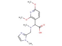 (2,6-dimethoxypyridin-3-yl){methyl[(1-methyl-1H-imidazol-2-yl)methyl]amino}acetic acid