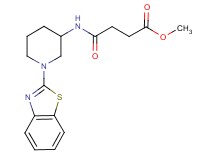 methyl 4-{[1-(1,3-benzothiazol-2-yl)-3-piperidinyl]amino}-4-oxobutanoate