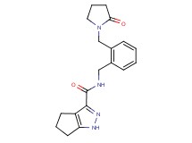N-{2-[(2-oxopyrrolidin-1-yl)methyl]benzyl}-1,4,5,6-tetrahydrocyclopenta[c]pyrazole-3-carboxamide