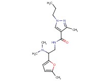 N-[2-(dimethylamino)-2-(5-methyl-2-furyl)ethyl]-3-methyl-1-propyl-1H-pyrazole-4-carboxamide
