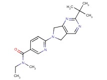 6-(2-tert-butyl-5,7-dihydro-6H-pyrrolo[3,4-d]pyrimidin-6-yl)-N-ethyl-N-methylnicotinamide