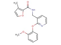 N-{[2-(2-methoxyphenoxy)-3-pyridinyl]methyl}-3-methyl-2-furamide