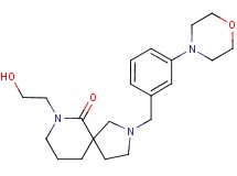 7-(2-hydroxyethyl)-2-(3-morpholin-4-ylbenzyl)-2,7-diazaspiro[4.5]decan-6-one