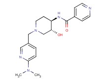 N-((3R*,4R*)-1-{[6-(dimethylamino)pyridin-3-yl]methyl}-3-hydroxypiperidin-4-yl)isonicotinamide