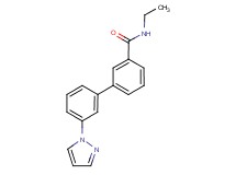 N-ethyl-3'-(1H-pyrazol-1-yl)biphenyl-3-carboxamide