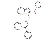 (2,2-diphenylethyl){[2-(1-pyrrolidinylcarbonyl)imidazo[1,2-a]pyridin-3-yl]methyl}amine