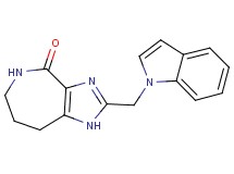 2-(1H-indol-1-ylmethyl)-5,6,7,8-tetrahydroimidazo[4,5-c]azepin-4(1H)-one