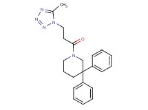 1-[3-(5-methyl-1H-tetrazol-1-yl)propanoyl]-3,3-diphenylpiperidine