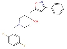 1-(2,5-difluorobenzyl)-4-[(3-phenyl-5-isoxazolyl)methyl]-4-piperidinol