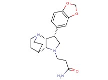 3-[(3R*,3aR*,7aR*)-3-(1,3-benzodioxol-5-yl)hexahydro-4,7-ethanopyrrolo[3,2-b]pyridin-1(2H)-yl]propanamide