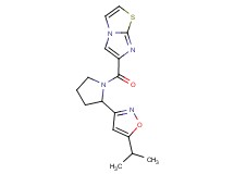 6-{[2-(5-isopropyl-3-isoxazolyl)-1-pyrrolidinyl]carbonyl}imidazo[2,1-b][1,3]thiazole
