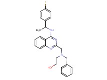 2-{benzyl[(4-{[1-(4-fluorophenyl)ethyl]amino}-2-quinazolinyl)methyl]amino}ethanol