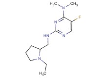 N~2~-[(1-ethylpyrrolidin-2-yl)methyl]-5-fluoro-N~4~,N~4~-dimethylpyrimidine-2,4-diamine