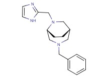 (1S*,5R*)-3-benzyl-6-(1H-imidazol-2-ylmethyl)-3,6-diazabicyclo[3.2.2]nonane