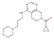7-(cyclopropylcarbonyl)-N-(3-morpholin-4-ylpropyl)-5,6,7,8-tetrahydropyrido[3,4-d]pyrimidin-4-amine
