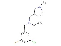 (3-chloro-5-fluorobenzyl)ethyl[(1-methylpyrrolidin-3-yl)methyl]amine