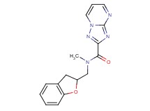 N-(2,3-dihydro-1-benzofuran-2-ylmethyl)-N-methyl[1,2,4]triazolo[1,5-a]pyrimidine-2-carboxamide