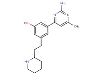 3-(2-amino-6-methylpyrimidin-4-yl)-5-(2-piperidin-2-ylethyl)phenol