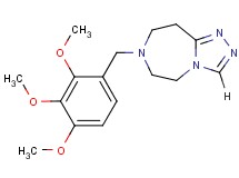 7-(2,3,4-trimethoxybenzyl)-6,7,8,9-tetrahydro-5H-[1,2,4]triazolo[4,3-d][1,4]diazepine