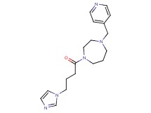 1-[4-(1H-imidazol-1-yl)butanoyl]-4-(4-pyridinylmethyl)-1,4-diazepane