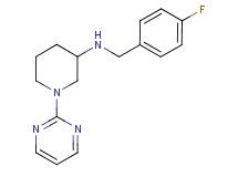 N-(4-fluorobenzyl)-1-(2-pyrimidinyl)-3-piperidinamine