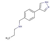 N-[4-(1H-pyrazol-4-yl)benzyl]propan-1-amine