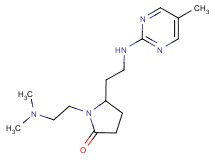 1-[2-(dimethylamino)ethyl]-5-{2-[(5-methylpyrimidin-2-yl)amino]ethyl}pyrrolidin-2-one