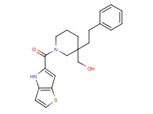 [3-(2-phenylethyl)-1-(4H-thieno[3,2-b]pyrrol-5-ylcarbonyl)piperidin-3-yl]methanol