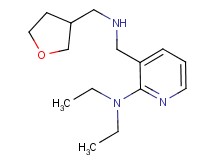 N,N-diethyl-3-{[(tetrahydro-3-furanylmethyl)amino]methyl}-2-pyridinamine