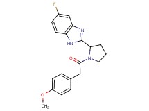 5-fluoro-2-{1-[(4-methoxyphenyl)acetyl]-2-pyrrolidinyl}-1H-benzimidazole